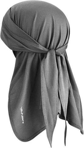 Bandanas Skull Caps for Men, Do Rag Women Breathable Helmet Liner, 3 in 1 Face Covering UV Sun Protection Neck Drape Durags in Saudi Arabia