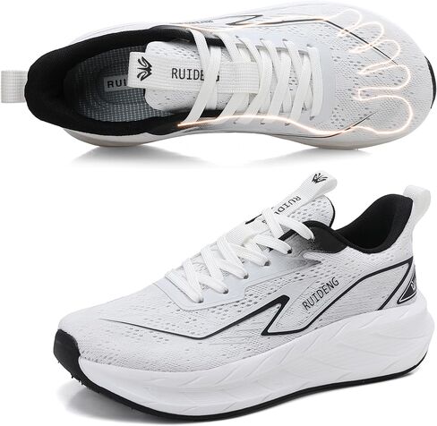RUIDENG Women's Walking Shoes Wedge Width Cushion Running Tennis ActiveFloat Non-Slip Comfortable Breathable Sports Athletic Sneakers, Breathable，Workout, Gym, Fashion in Saudi Arabia