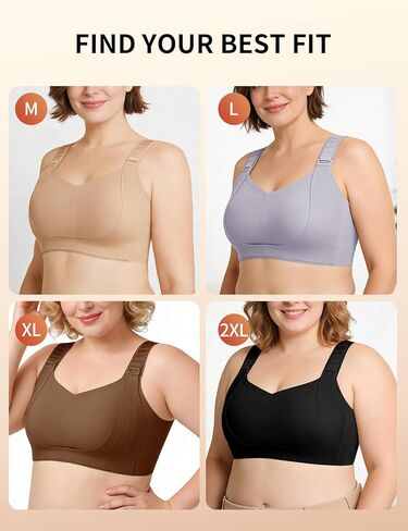Jelly Wireless Bras for Women No Underwire Seamless Full Coverage Comfortable Push Up Everyday Soft Tshirt Bra in Saudi Arabia