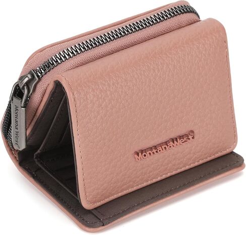 Montana West Women's Wallet Bifold RFID Blocking Wallets Large Capacity Card Holder Wallets with Zipper Coin Pocket in Kuwait