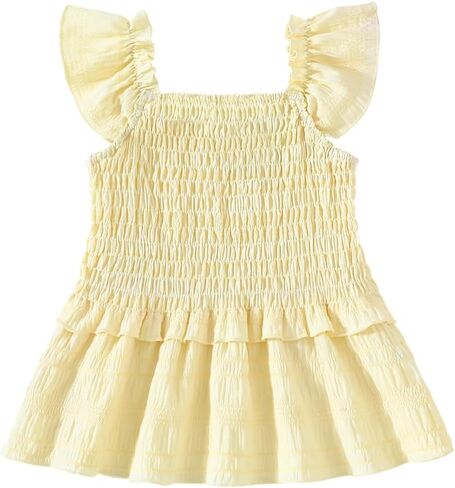 Magic Park 3-15Y Girls Peplum Tank Top Kids Square Neck Blouse Summer Casual Shirt for Girls in Saudi Arabia