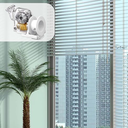 Junkin 4 قطع آلية عمياء استبدال آلية زاوية 1/4 بوصة ثقب سداسي زاوية عمياء قطع غيار للستائر الأفقية المصنوعة من الخشب الفينيسي in Kuwait