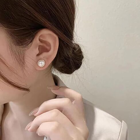 Clip on Magnetic Earrings for Women pearl Non Pierced Magnetic Earrings Wedding for Brides Jewelry in Saudi Arabia