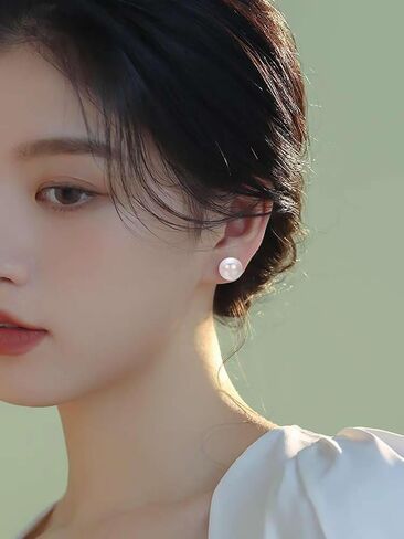 Clip on Magnetic Earrings for Women pearl Non Pierced Magnetic Earrings Wedding for Brides Jewelry in Saudi Arabia