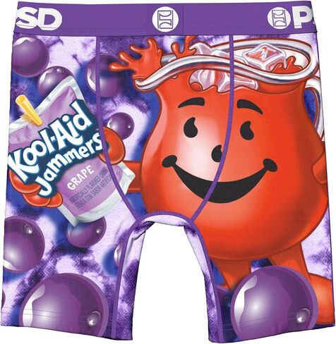 PSD Underwear Boys Youth Kool Aid Grape Boxer Brief, Multi, S in Kuwait