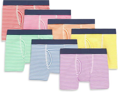Primary Kids Boxer Brief 7-pack, Soft Cotton Stretch Boxer Briefs in Kuwait