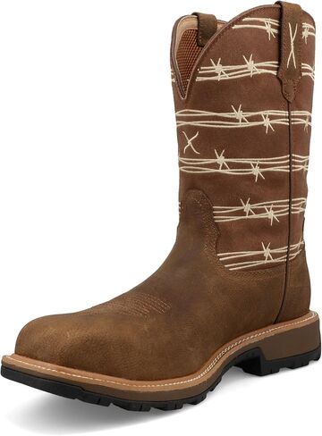 Twisted X Mens 11" Pull On Nano Composite Toe UltraLite X Waterproof Western Work Boot in Kuwait