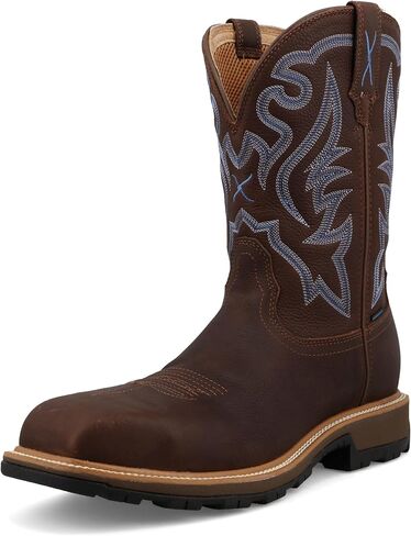 Twisted X Mens 11" Pull On Nano Composite Toe UltraLite X Waterproof Western Work Boot in Kuwait