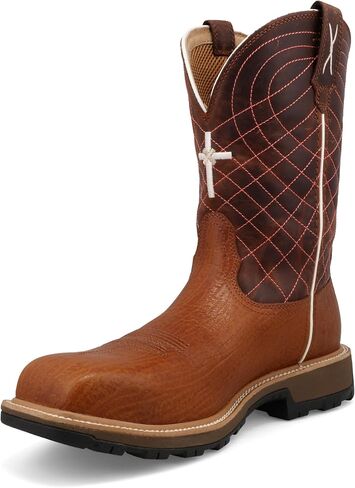 Twisted X Mens 11" Pull On Nano Composite Toe UltraLite X Waterproof Western Work Boot in Kuwait