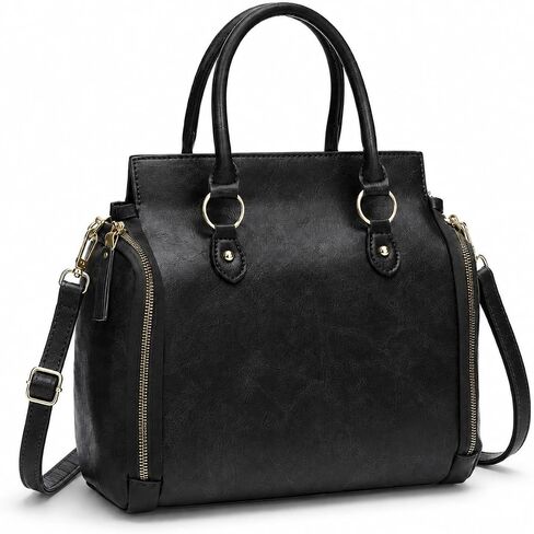 Tote Bag for Women, Medium Satchel Handbag with Adjustable Removable Crossbody Strap, Shoulder Purse for Work, Travel in Saudi Arabia