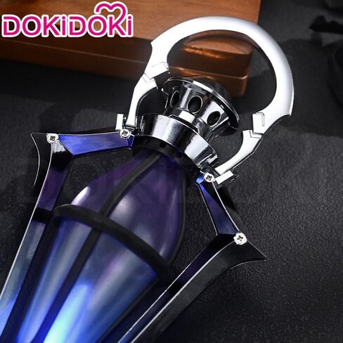 KIRA KIRA Flins Cosplay الدعائم المضيئة زي إكسسوار Doki-SR Flins دعائم الهالوين للنساء والرجال أغنية Welkin Moon Blue in Kuwait