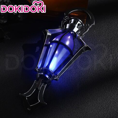 KIRA KIRA Flins Cosplay الدعائم المضيئة زي إكسسوار Doki-SR Flins دعائم الهالوين للنساء والرجال أغنية Welkin Moon Blue in Kuwait