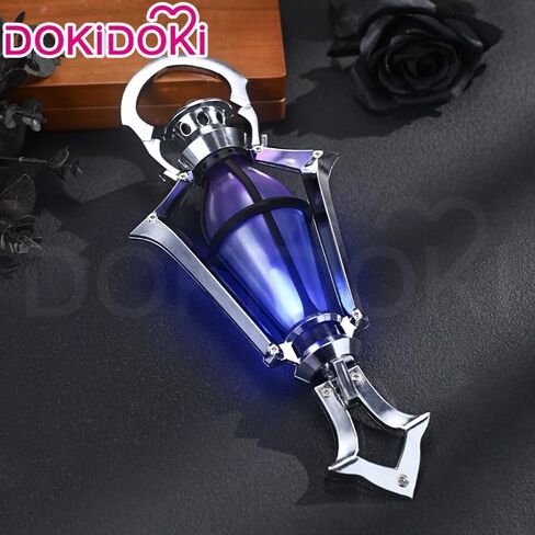 KIRA KIRA Flins Cosplay الدعائم المضيئة زي إكسسوار Doki-SR Flins دعائم الهالوين للنساء والرجال أغنية Welkin Moon Blue in Kuwait
