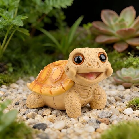Green Turtle Garden Statues Outdoor Garden Yard Decor Statues Figurines Turtles Indoor Display Yard Figurine Turtle Gifts for Women Mom Collectors Enthusiast in Saudi Arabia