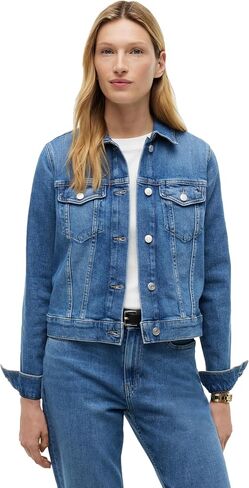 Tommy Hilfiger Women's Denim Jacket Lightweight Classic Button Down Jean Jacket in Kuwait