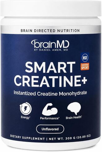 BrainMD Smart Creatine Brain Support Supplement, 60 Servings | Advanced Formula in Saudi Arabia