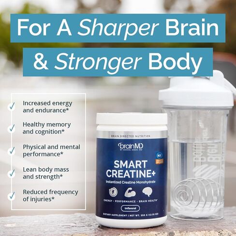 BrainMD Smart Creatine Brain Support Supplement, 60 Servings | Advanced Formula in Saudi Arabia
