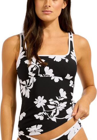 Seafolly Mayflower Square Neck Tankini in Kuwait