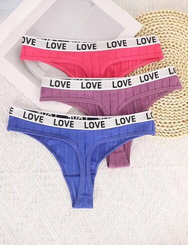 Sexy High Waist Cotton Panties for Women, Black Seamless Panties, Cotton Lingerie, Women's Cotton Panties (White/Black) in Kuwait