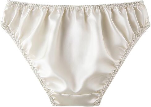 100% Mulberry Silk Underwear Women Satin Bikini Panties Soft Hipster Panties Mid Waist Sexy Cute Lingerie in Kuwait