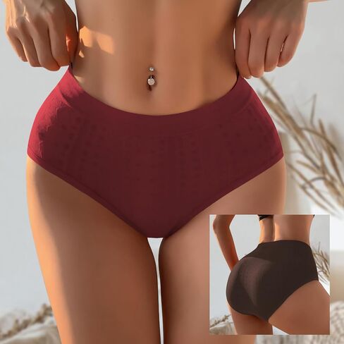 Womens Seamless Hipster Underwear 6 Pack, Under Outfit Panties for Women, Breathable, Soft and Comfort Ladies Underpants in Kuwait
