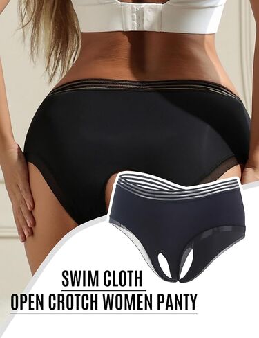 ohyeah Women's Low Rise Cheeky Underwear Panties Cutouts Bikini Panty Ladies Underwear Panties Black, S-XXL in Kuwait