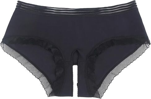 ohyeah Women's Low Rise Cheeky Underwear Panties Cutouts Bikini Panty Ladies Underwear Panties Black, S-XXL in Kuwait