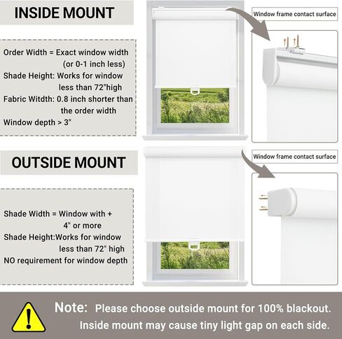 Indoor Cordless Roller Shades for Windows,Light Filtering Rolled Up Blinds with Spring System,Thermal Insulated UV Protection Fabric for Home and Office (Grey,28" W x 72" H) in Kuwait