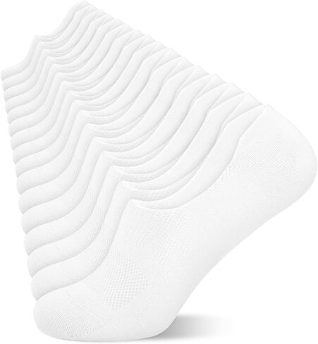 wernies No Show Socks for Women - 8 Pairs Low Cut Non Slip Invisible Casual Liner Ankle Socks in Saudi Arabia