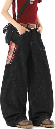 Aelfric Eden Super Baggy Barrel Jeans Wide Leg Denim Trouser Straight Leg Jeans Unisex Vintage Pants in Saudi Arabia