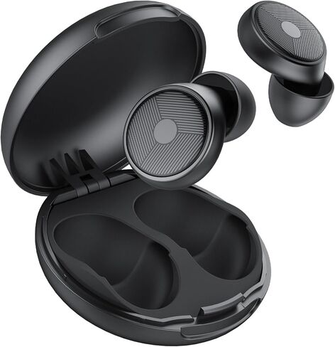 Ear Plugs for Sleeping Noise Cancelling -45dB, Soft and Reusable Silicone Hearing Protection Earplugs with 8 Eartips and Carrying Case, for Sleeping, Concert, Working, Studying, Traveling (Black) in Saudi Arabia