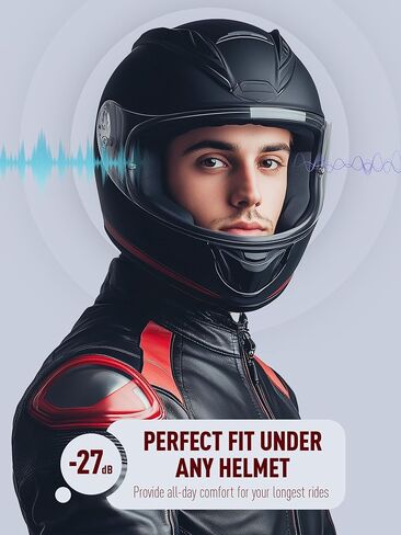 Motorcycle Ear Plugs, Wind Noise Reduction Prevent Hearing Damage, Reusable Earplugs for Motorbike, Motorsports, Touring, Racing, Riding - 2 Sizes Moto Ear Protection, 27dB Noise Reduction Earbuds in Saudi Arabia