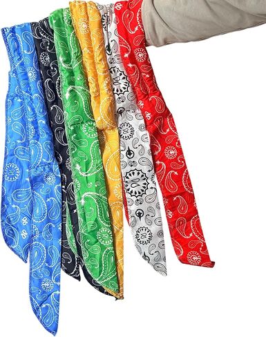 6 Pcs Cooling Neck Wraps Neck Cooler Ice Bandanas Scarf for Hot Weather Neck Cooler for for Women Men Hot Weather Outdoor Activities Cooler in Kuwait