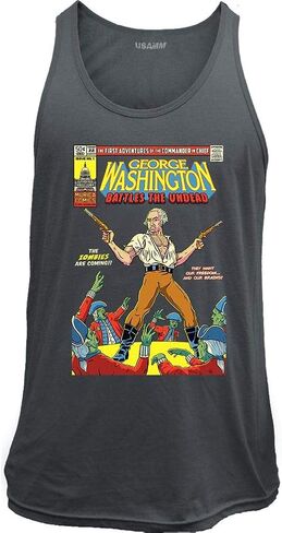 Vintage George Washington Comic Tank Top in Kuwait