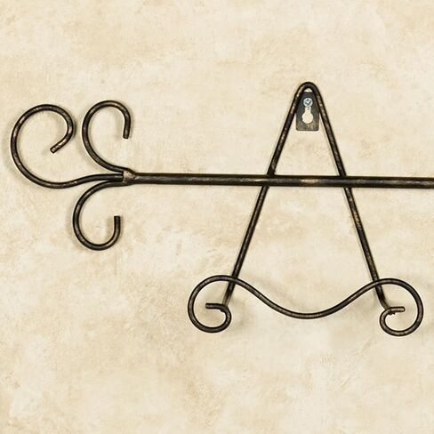 Touch of Class Galla Horizontal Plate Rack - Antique Bronze - Two Plates in Kuwait