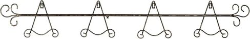 Touch of Class Galla Horizontal Plate Rack - Antique Bronze - Two Plates in Kuwait