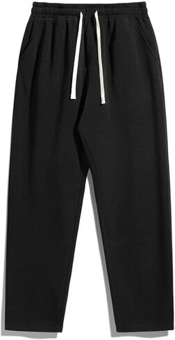 Mens Sweatpants with Pockets Sports Joggers Athletic Running Casual Gym Pants in Kuwait