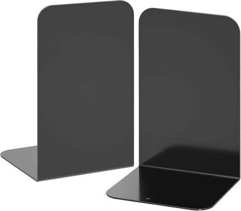 Book Ends 10pcs Bookends L-Shaped Bookends Book Stoppers Book Holders Shelf Book End for Home Office School Supplies(Black,2pcs) in Saudi Arabia