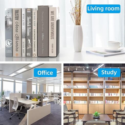 Book Ends 10pcs Bookends L-Shaped Bookends Book Stoppers Book Holders Shelf Book End for Home Office School Supplies(Black,2pcs) in Saudi Arabia