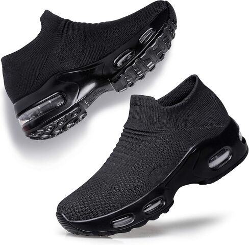 Raoendis Womens Walking Shoes - Sock Sneakers Daily Casual Shoes Slip on Comfortable Nursing Work Shoes in Saudi Arabia