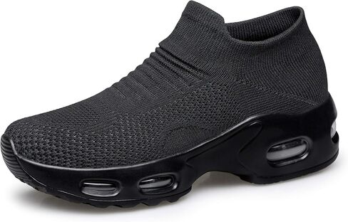 Raoendis Womens Walking Shoes - Sock Sneakers Daily Casual Shoes Slip on Comfortable Nursing Work Shoes in Saudi Arabia