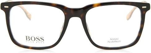 Boss hub Plastic Rectangular Eyeglasses 53 00R6 Dark Havana in Kuwait