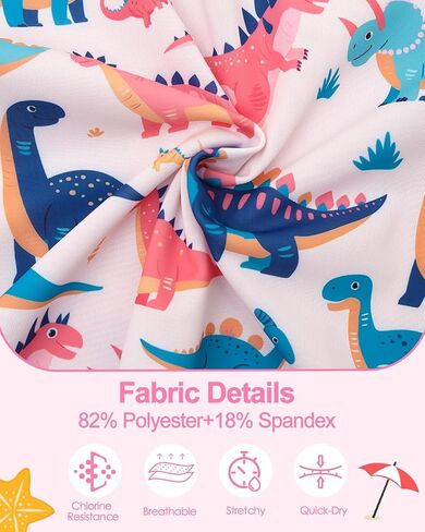 Babygoal Little Girl Rash Guard UPF 50+ ملابس سباحة قطعتين، طقم ملابس سباحة Rashguard بأكمام طويلة للفتيات من عمر 3 إلى 8 سنوات in Kuwait