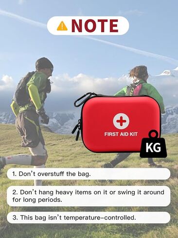 Red Hard Shell Storage Case Compatible Fits 2 Auvi Q Epi Pens or 2 Neffy Nasal Spray, Bright Visible Compact neffy Carrying case for Allergy Patients in Saudi Arabia