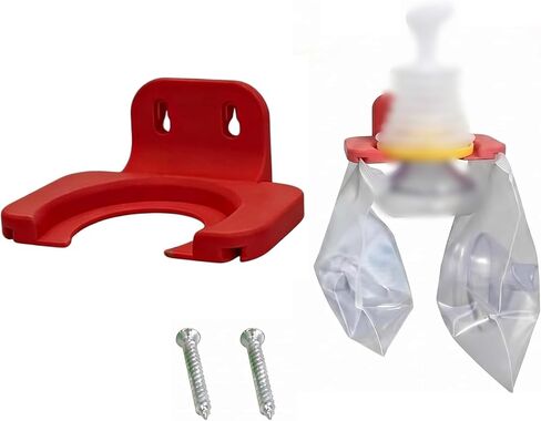 طقم تثبيت على الحائط قطعة واحدة لجهاز إنقاذ الاختناق LifeVac - حامل تخزين للطوارئ بتصميم سريع التحرير، سهل التركيب للمكتب المنزلي والمدرسة in Kuwait