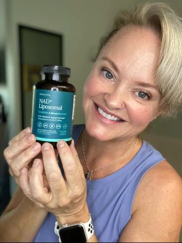 Liposomal NAD+ Supplement - Resveratrol, Muira Puama, Urolithin A, CoQ10 & Giloy (Made in USA) NAD Supplement for Natural Energy, Brain Fog, Digestion, Detox, Gut Health, Microbiome in Saudi Arabia
