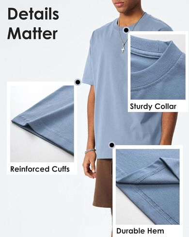 Men's Cotton T-Shirt Short Sleeve Crew Neck Soft Plain Tee for Men Casual Daily Wear Tshirts S-3XL in Saudi Arabia
