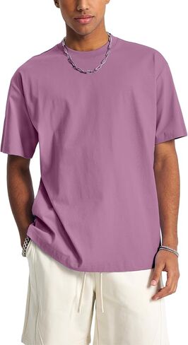 Men's Cotton T-Shirt Short Sleeve Crew Neck Soft Plain Tee for Men Casual Daily Wear Tshirts S-3XL in Saudi Arabia