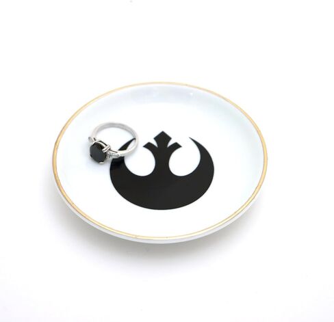 Rebel Alliance ring dish, Star Wars, political gifts, Resist in Saudi Arabia