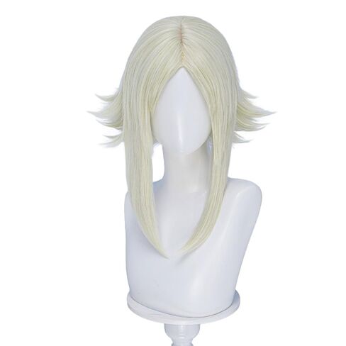 Eishia Stilza Cosplay Wig Short Blonde Hair 37cm Anime Women Cosplay Wig for Halloween Party in Saudi Arabia